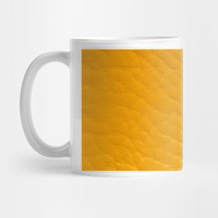 Yellow artificial or synthetic leather background with neat texture and copy space Mug